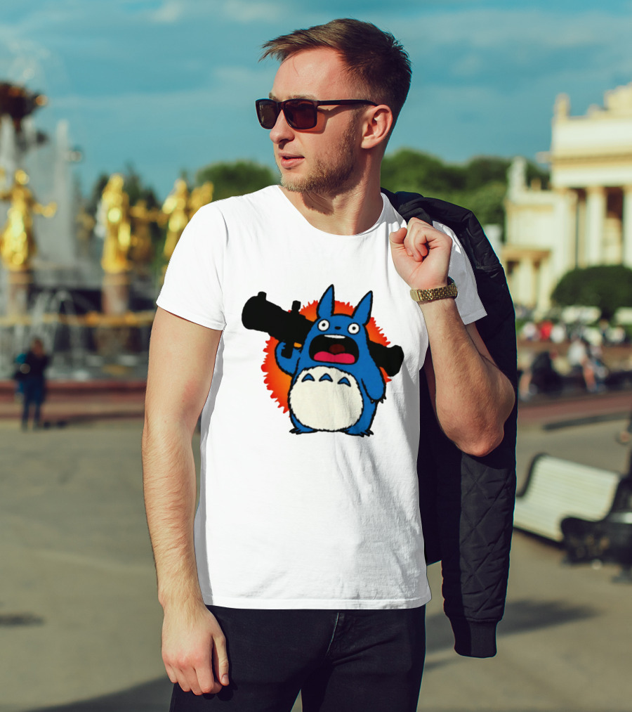 Chu Totoro My Neighbor Totoro Grenade Launcher Anime T-Shirt
