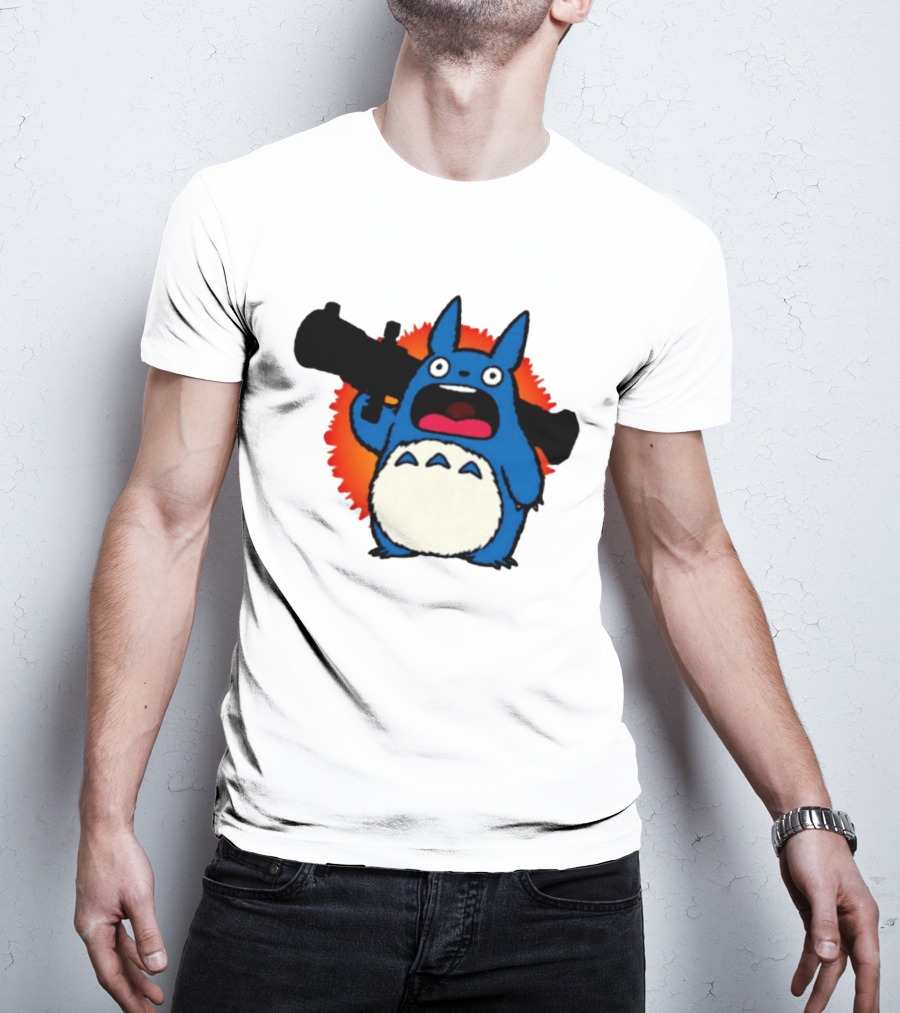 Chu Totoro My Neighbor Totoro Grenade Launcher Anime T-Shirt
