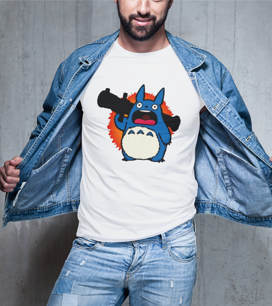 Chu Totoro My Neighbor Totoro Grenade Launcher Anime T-Shirt