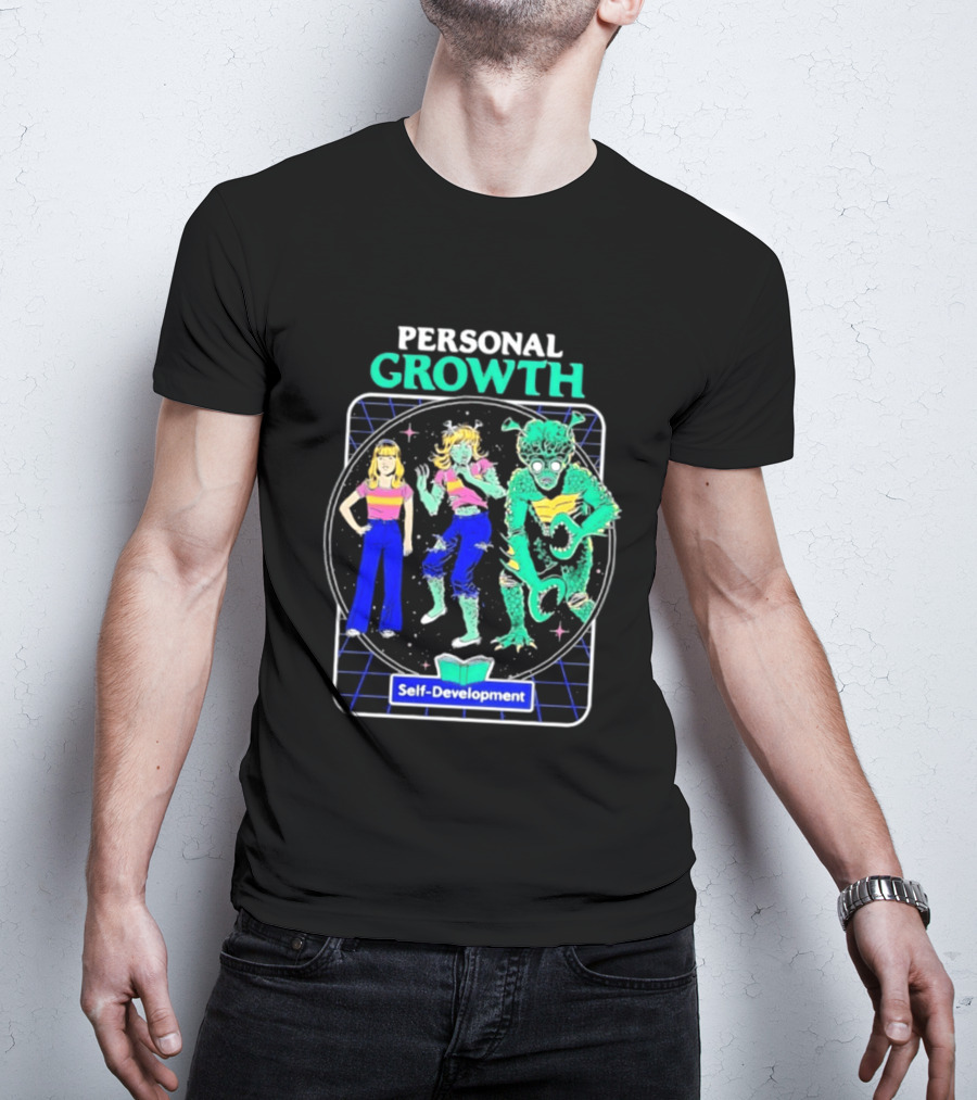 Personal Growth Self Development Alien Transformation Steven Rhodes T-Shirt
