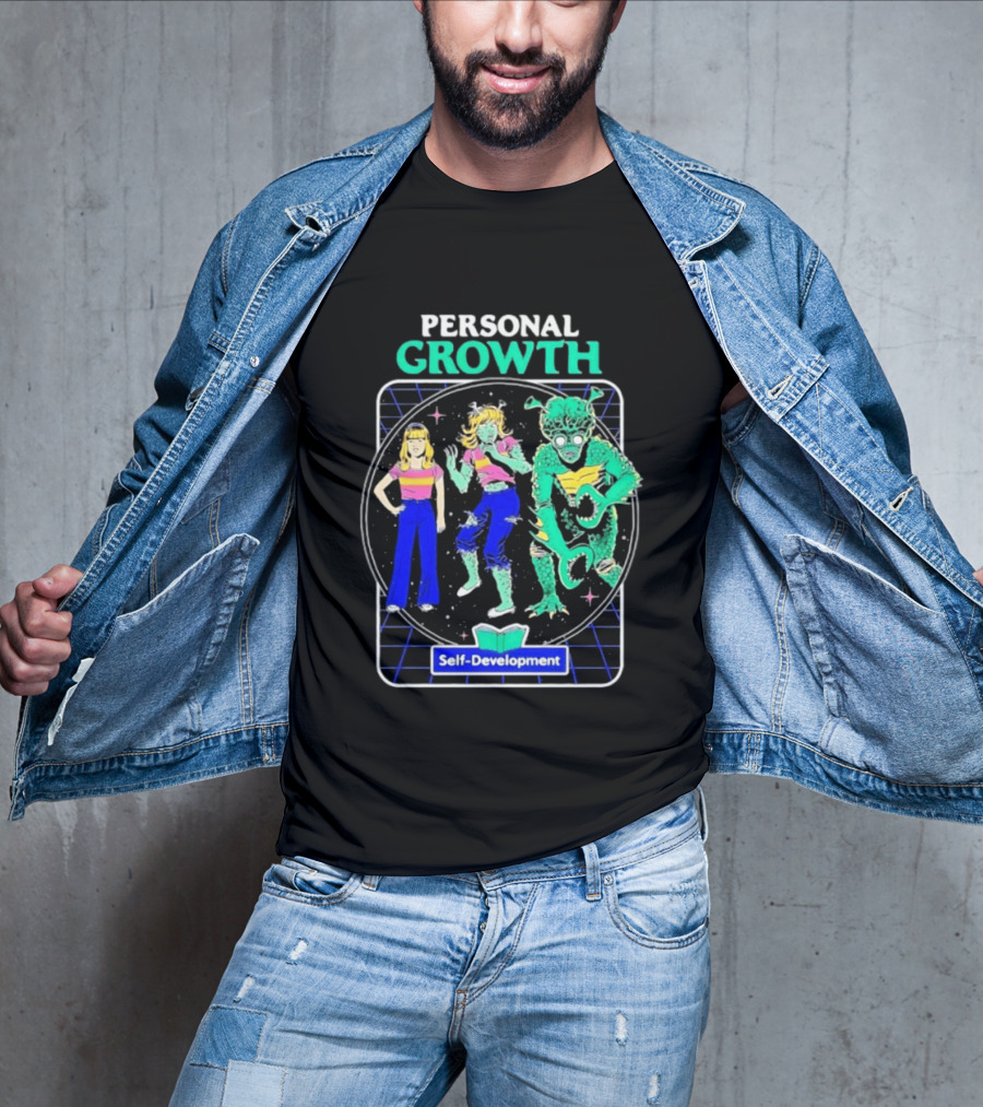 Personal Growth Self Development Alien Transformation Steven Rhodes T-Shirt