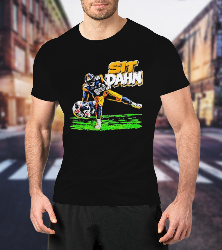 Sit Dahn Pittsburgh Steelers George Pickens 14 Football T-Shirt