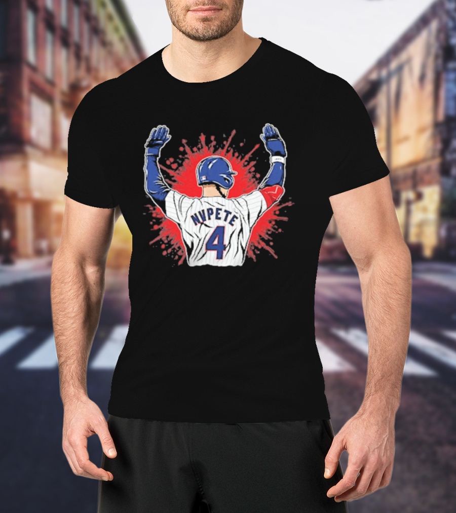 Chicago Cubs MVPETE 4 Pete Crow Armstrong Baseball Player Celebration T-Shirt