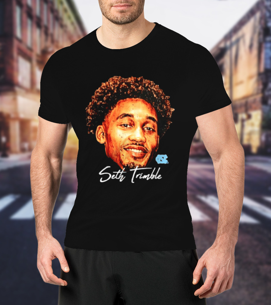 Seth Trimble North Carolina Tar Heels NCAA Men's Basketball T-Shirt