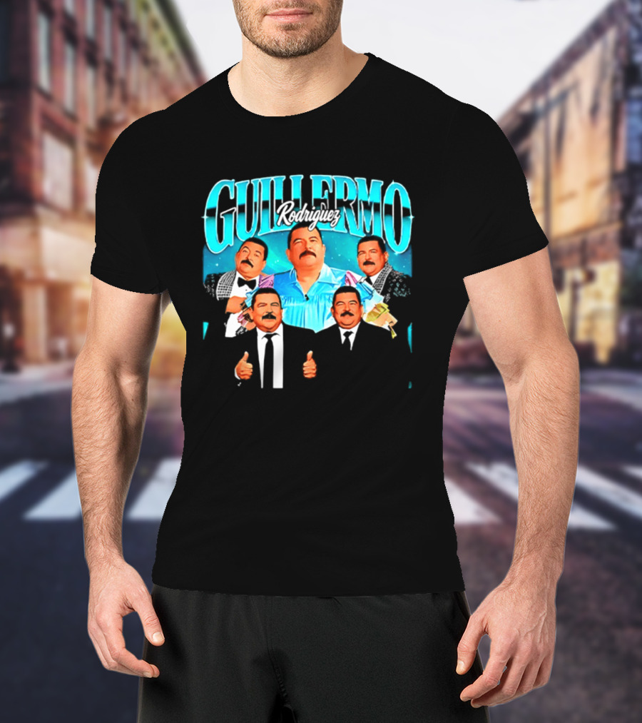 Guillermo Rodriguez 90s Collage Nostalgic Humor Thumbs Up T-Shirt