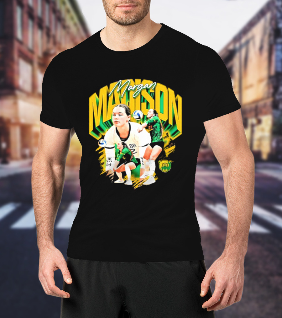 Morgan Madison Baylor Bears Volleyball NCAA Player Action And Team Spirit T-Shirt