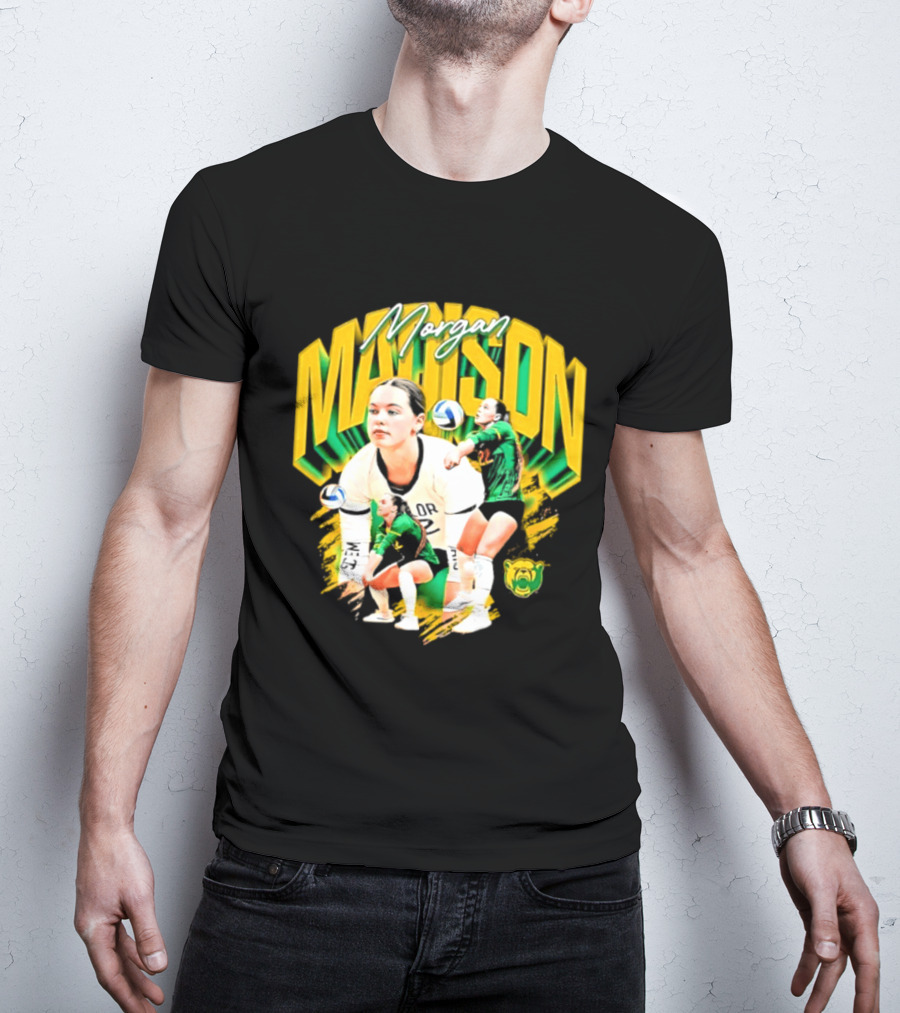 Morgan Madison Baylor Bears Volleyball NCAA Player Action And Team Spirit T-Shirt