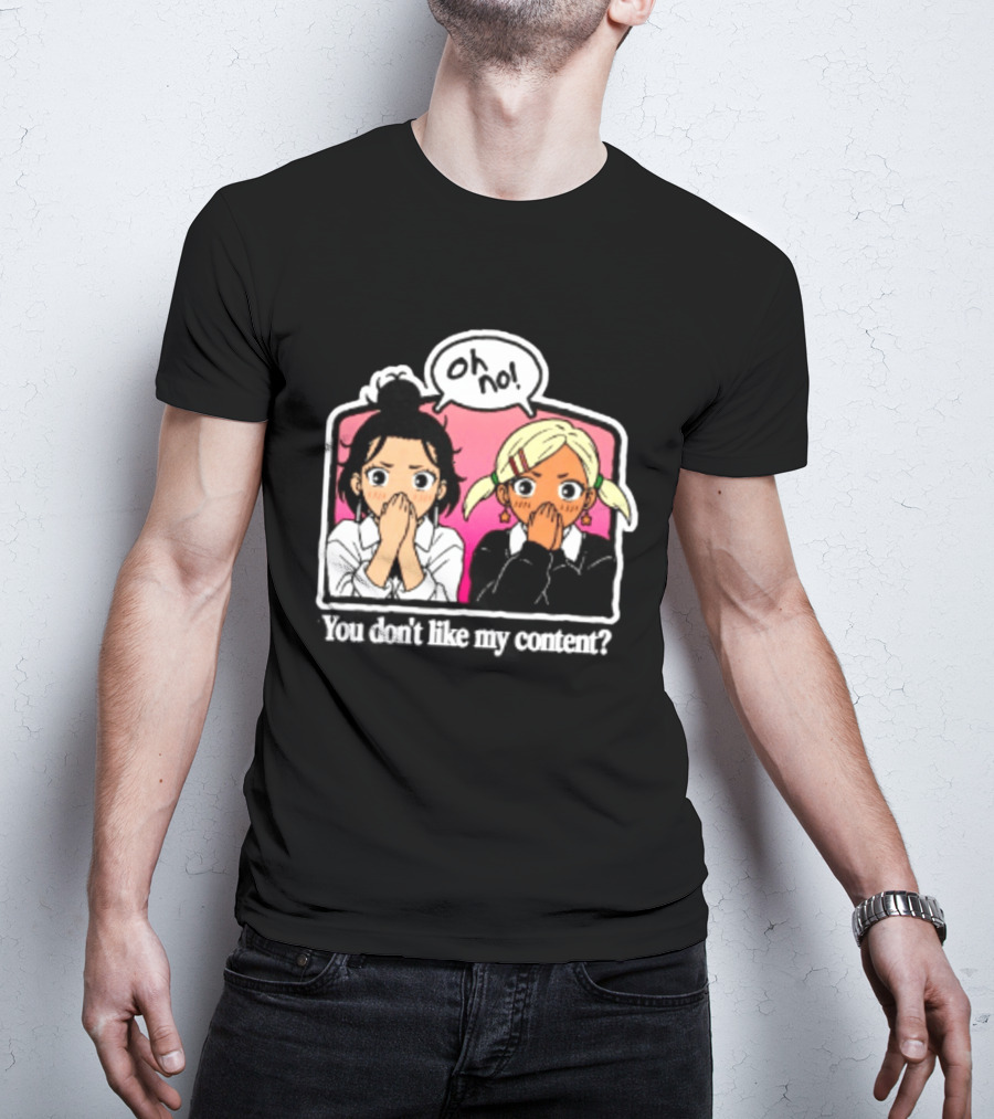 Oh No Muko And Miko Dandadan You Don't Like My Content Anime T-Shirt