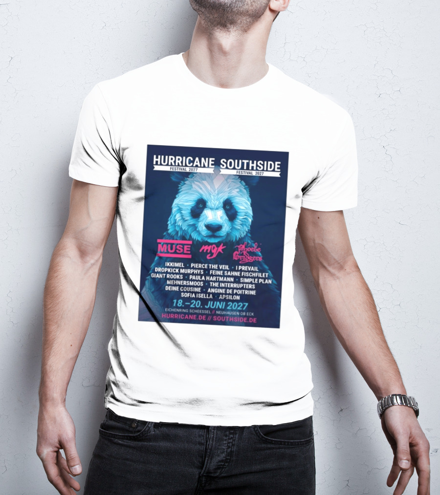 Hurricane Southside Festival 2027 Muse MGK Phoebe Bridgers Ikkimel June 18 20 Eichenring Scheessel Neuhause Ob Eck T-Shirt
