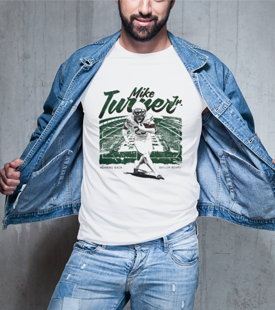 Mike Turner Jr. Running Back Baylor Bears NCAA Football Player T-Shirt