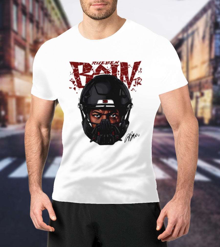 Rueben Bain Jr. Big Head Mask Tampa Bay Buccaneers T-Shirt