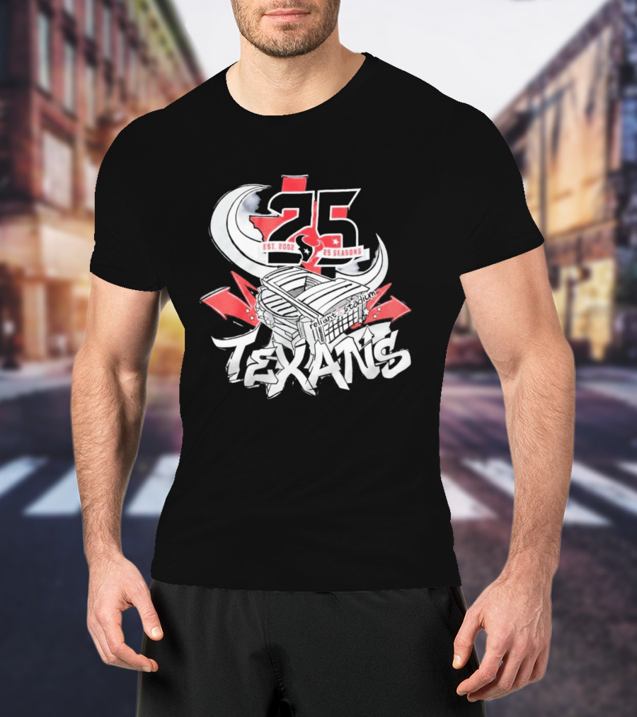 Texans 2026 Est. 2002 25 Seasons Anniversary T-Shirt