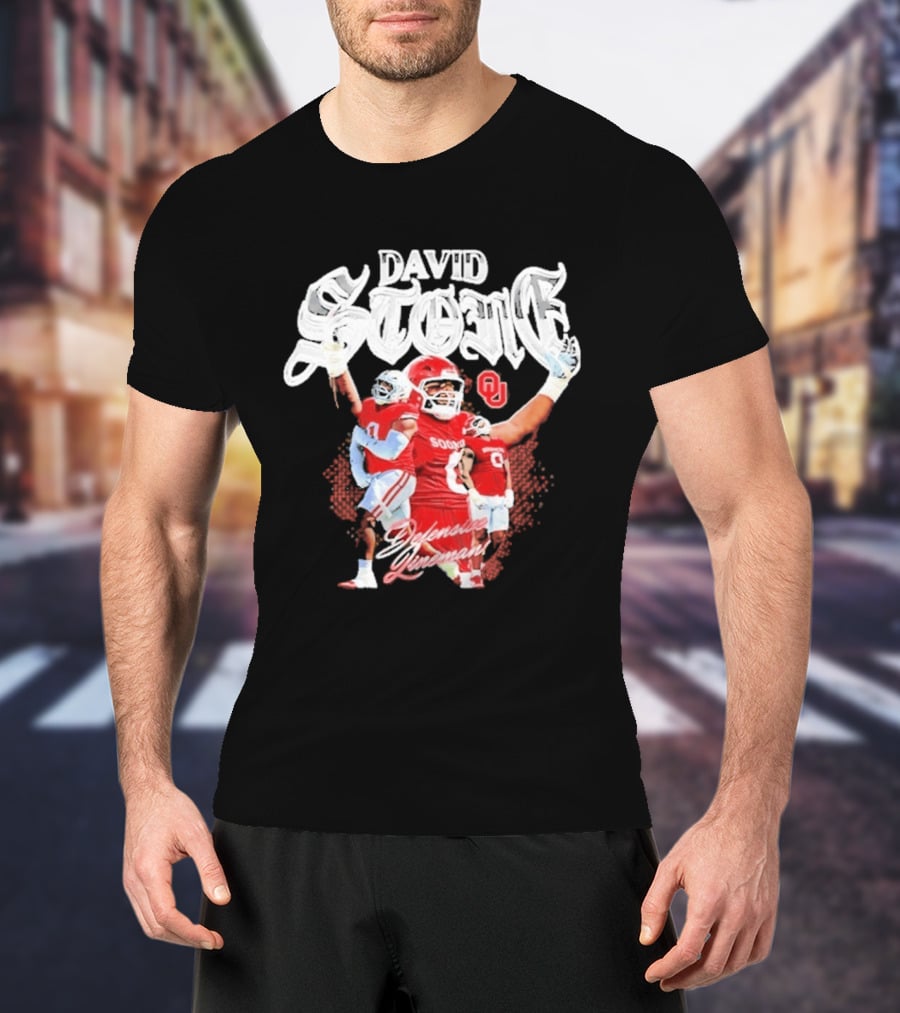 David Stone 0 Oklahoma Sooners Defensive Lineman T-Shirt