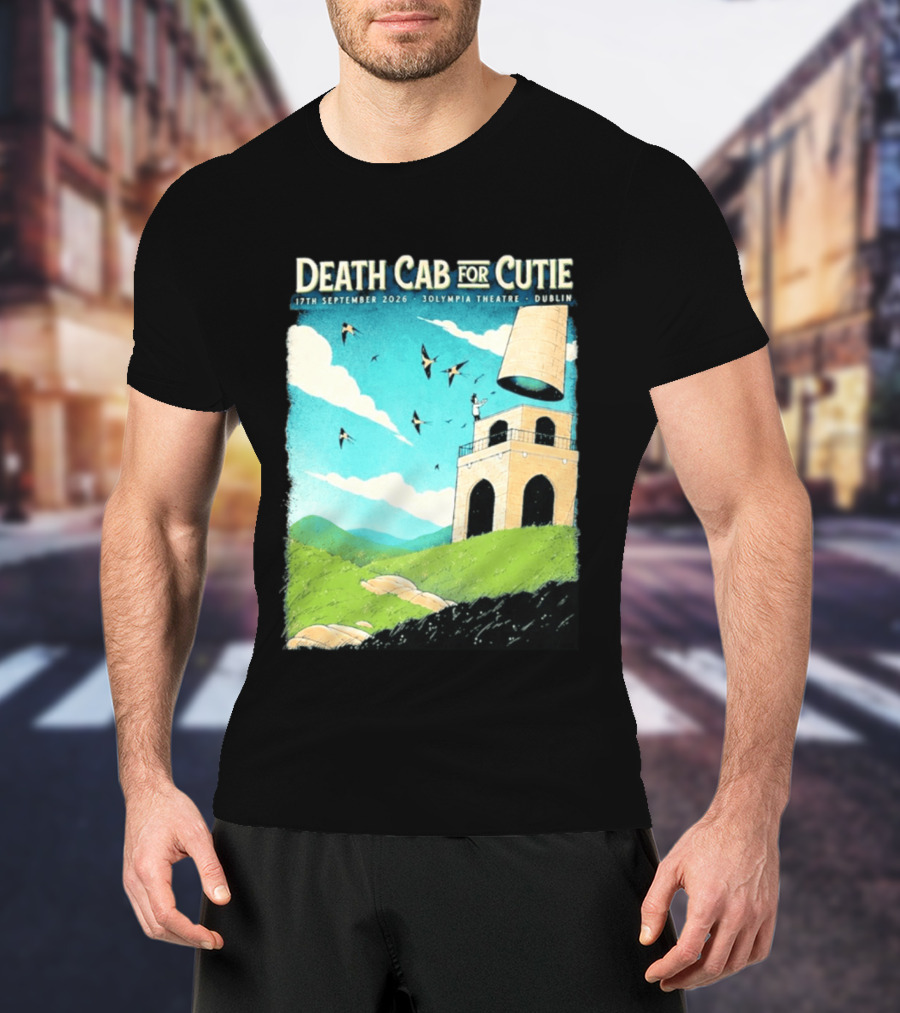 Death Cab For Cutie Olympia Theatre Dublin 17th September 2026 T-Shirt