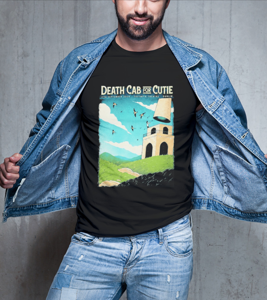 Death Cab For Cutie Olympia Theatre Dublin 17th September 2026 T-Shirt