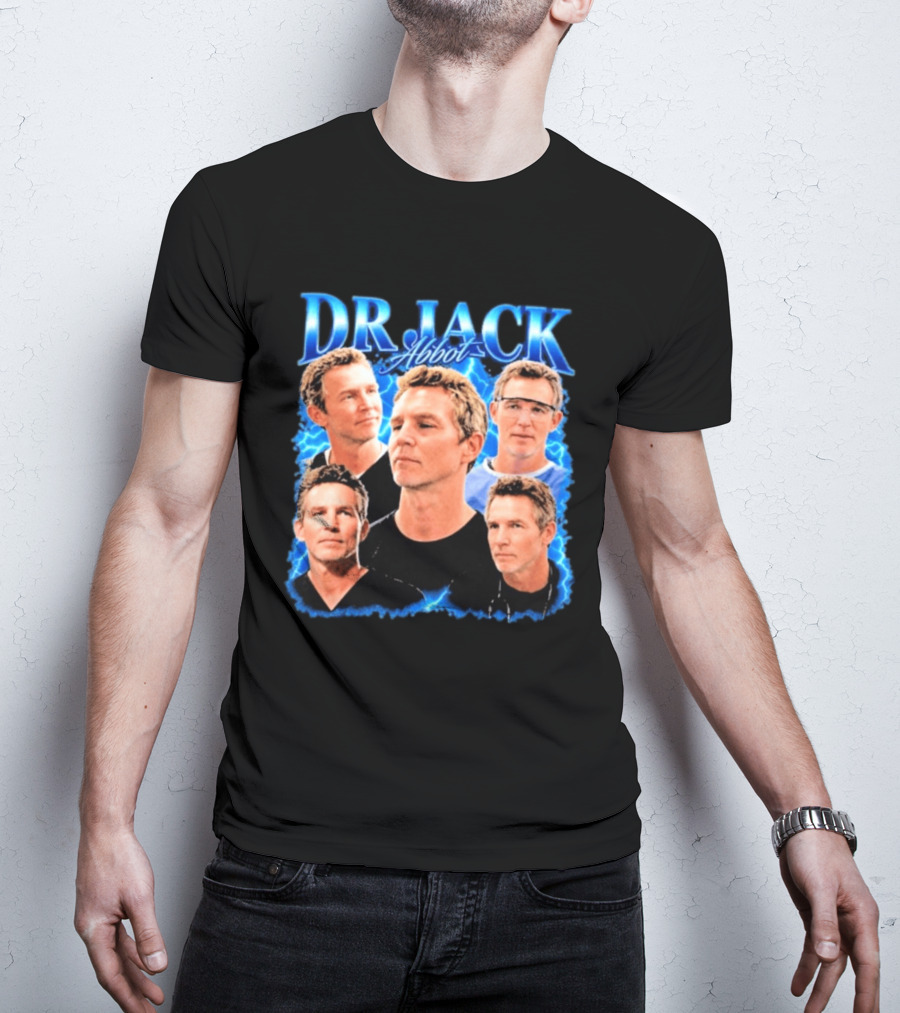 Dr Jack Abbot Multiple Faces Collage T-Shirt