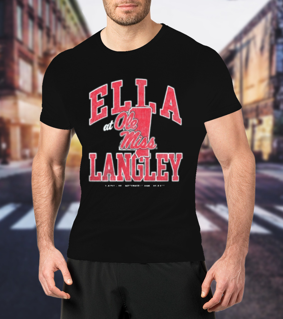 ELLA LANGLEY Ole Miss Mississippi T-Shirt