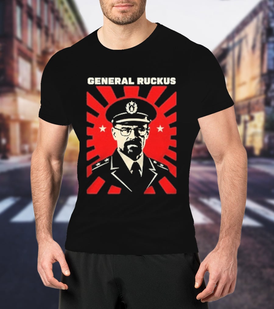 General Ruckus Walter White Red Star Uniform T-Shirt
