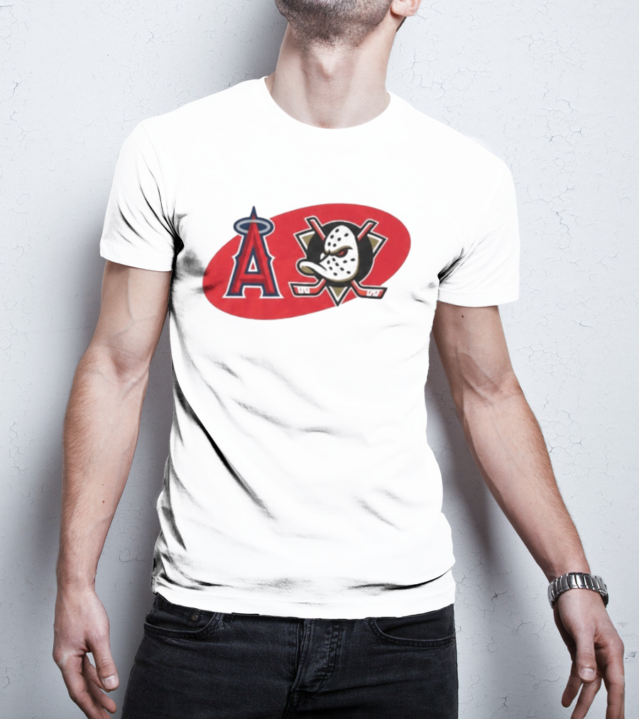 Los Angeles Angels Anaheim Ducks Collaboration Event T-Shirt