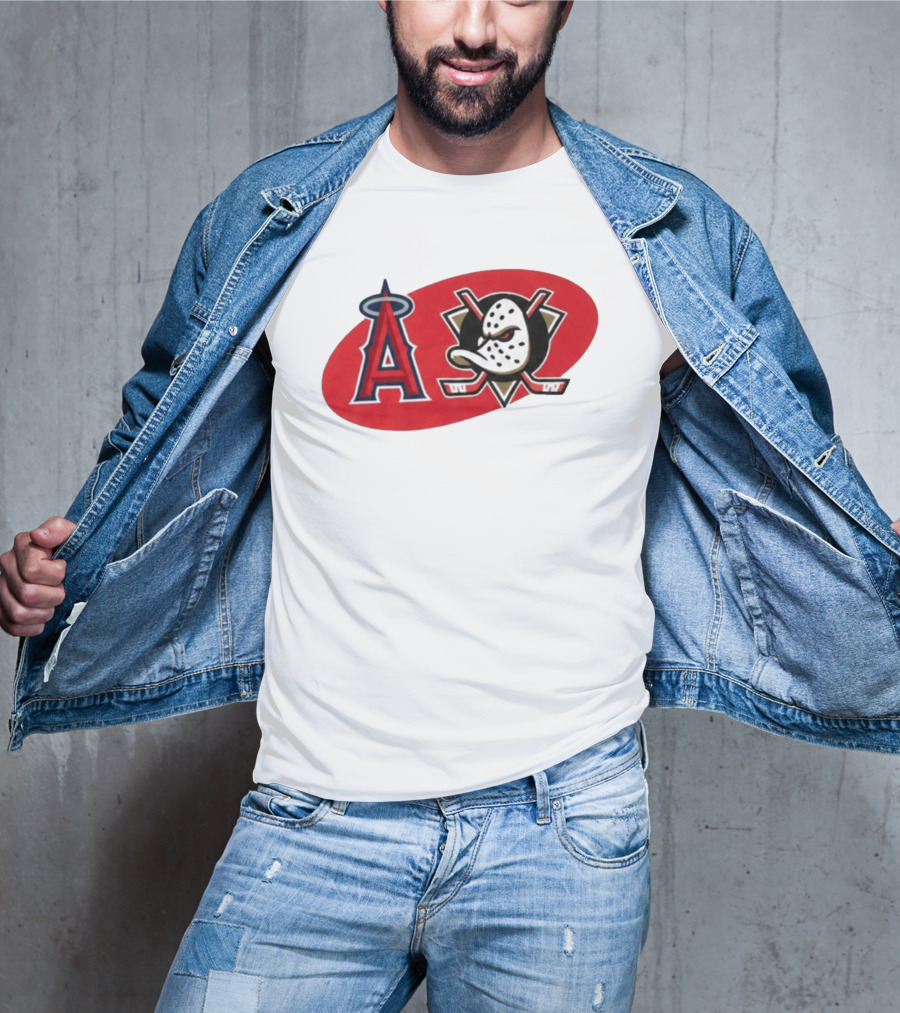 Los Angeles Angels Anaheim Ducks Collaboration Event T-Shirt