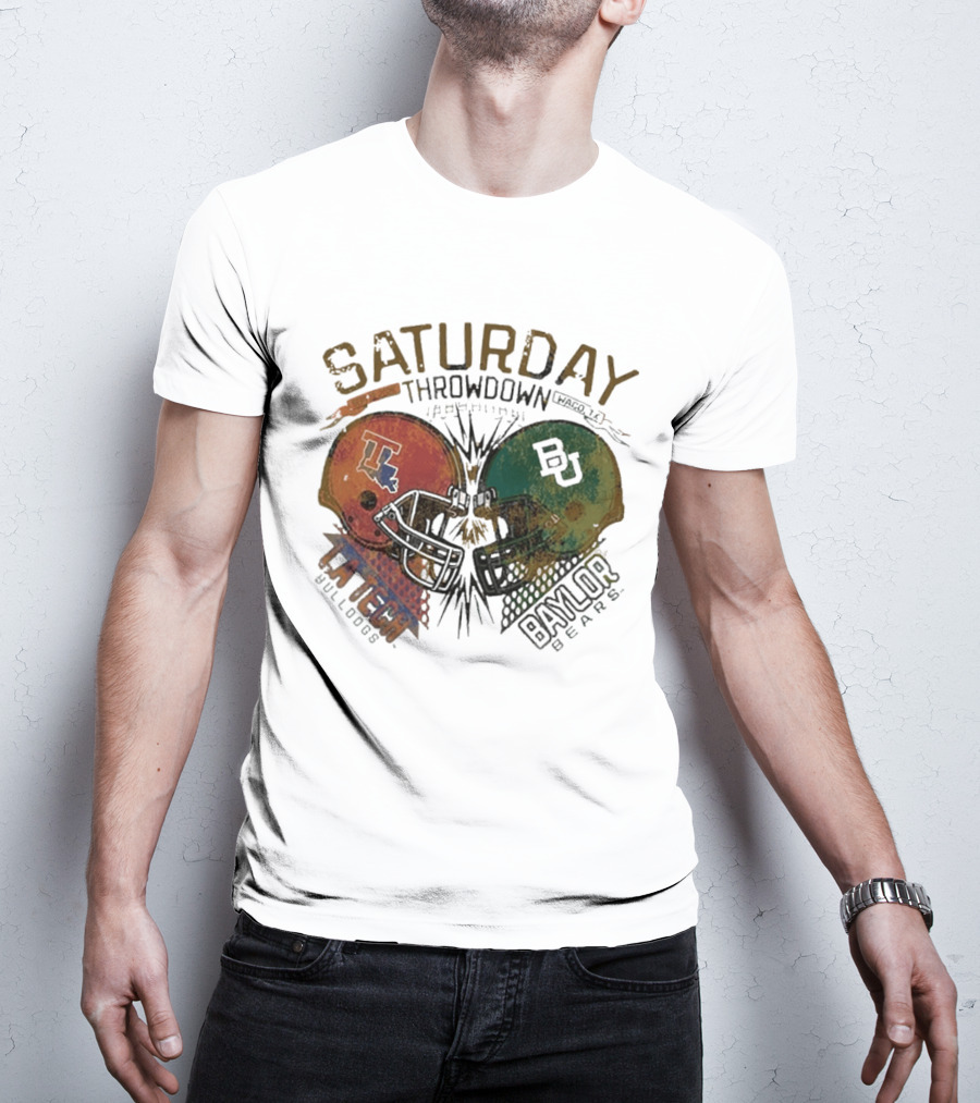 Baylor Bears Vs Louisiana Tech Bulldogs Saturday Throwdown Waco TX Sept 19 2026 T-Shirt