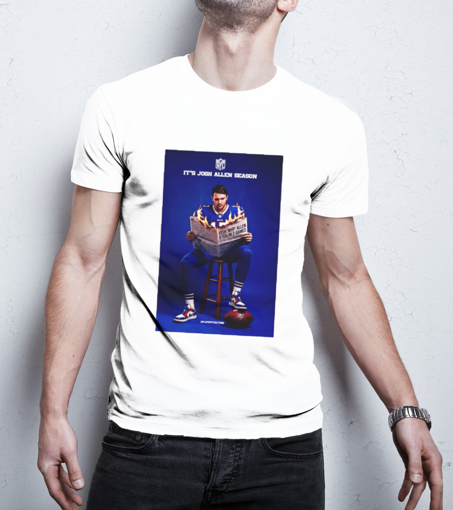Josh Allen Season Buffalo Bills MVP 9 TDs NFL Football T-Shirt