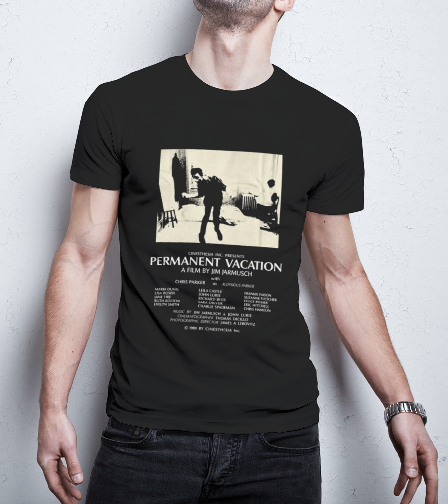 BTS Suga Min Yoongi Chris Parker Jim Jarmusch Permanent Vacation Film T-Shirt