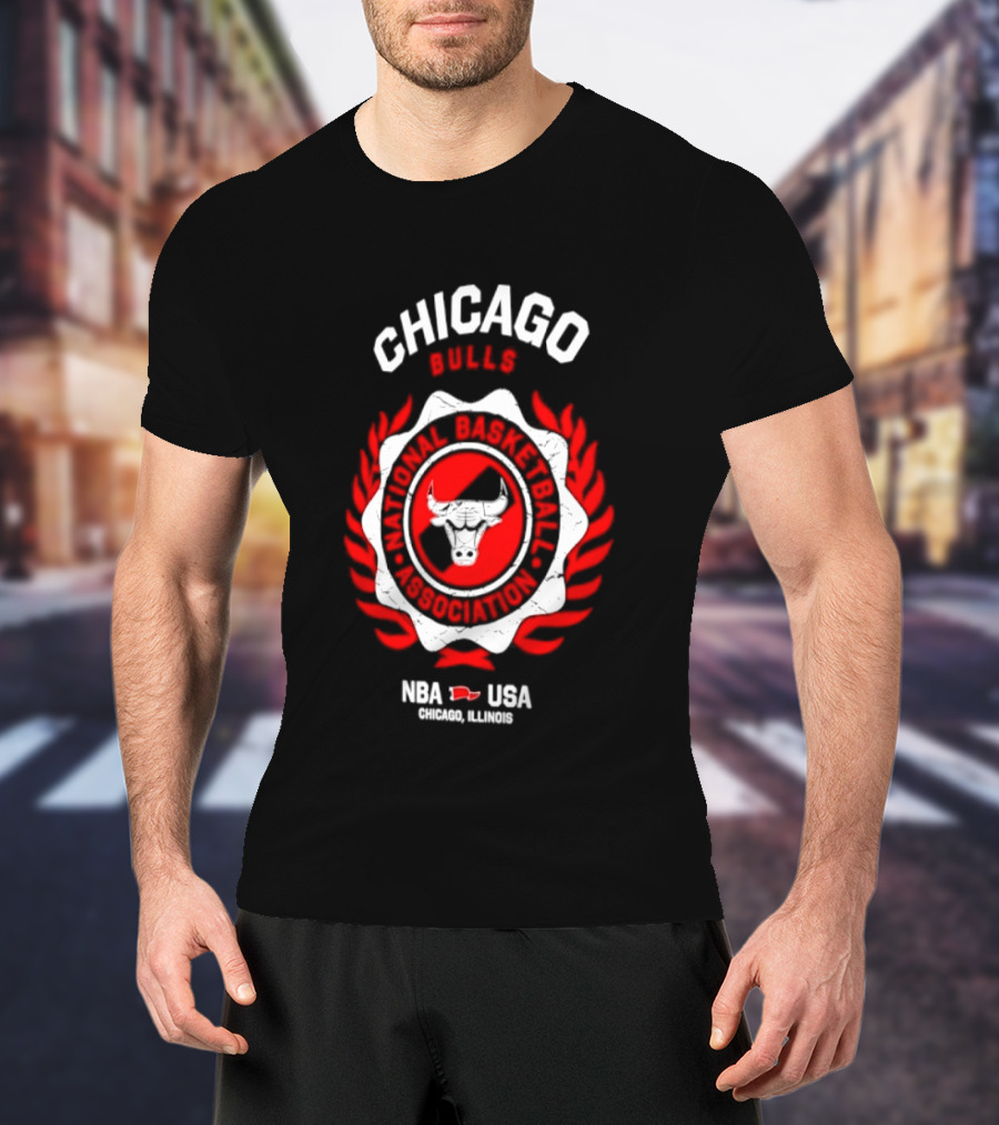 Chicago Bulls NBA USA Central Division Champions Chicago Illinois T-Shirt
