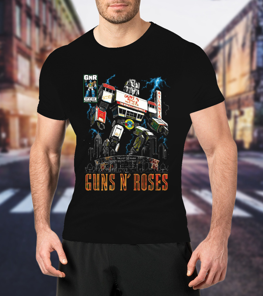 Guns N Roses Truist Park Atlanta GA 2026 Megazord Event September 19 T-Shirt