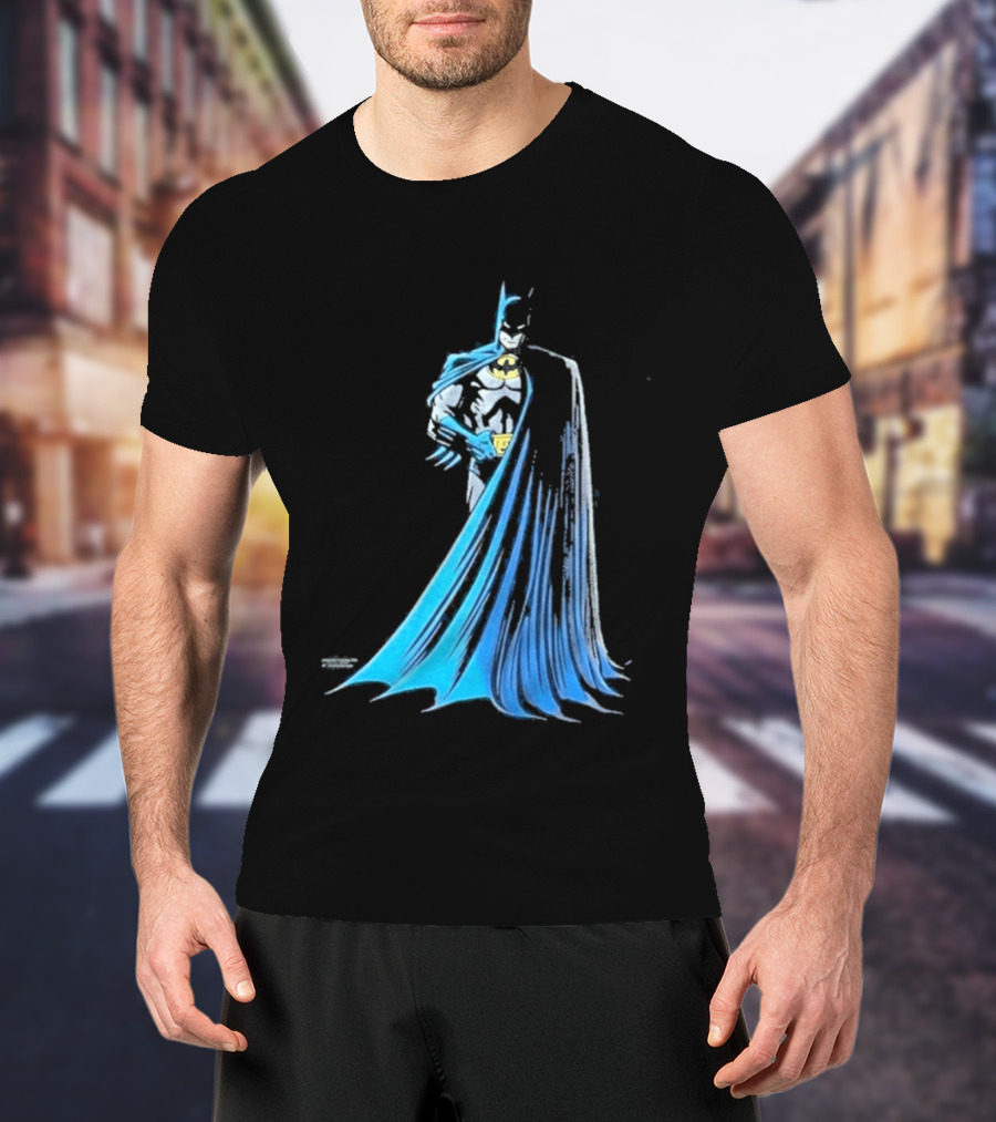 IShowSpeed 1989 Batman DC Comics Blue And Grey Cape T-Shirt