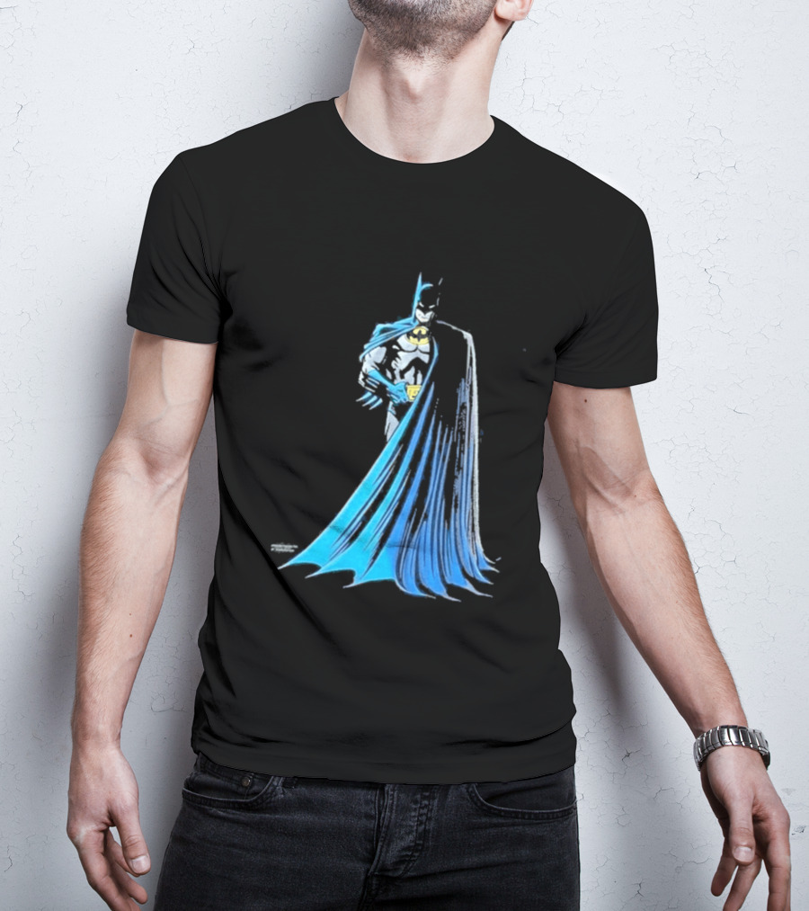 IShowSpeed 1989 Batman DC Comics Blue And Grey Cape T-Shirt