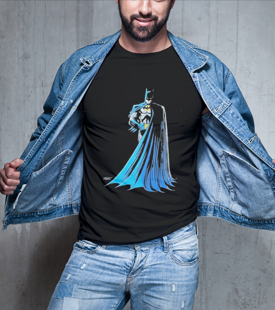 IShowSpeed 1989 Batman DC Comics Blue And Grey Cape T-Shirt