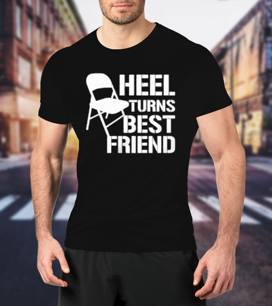Heel Turns Best Friend Kayfabe Department Folding Chair T-Shirt