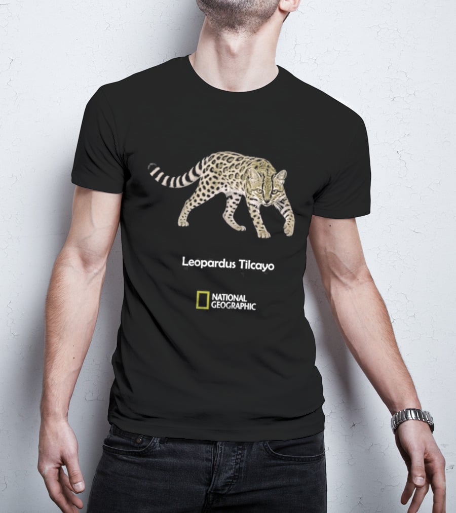 Leopardus Tilcayo National Geographic Wildlife September 2026 Discovery T-Shirt