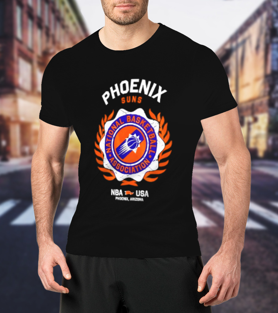 Phoenix Suns NBA National Basketball Association USA Laurel Crest 2026 T-Shirt