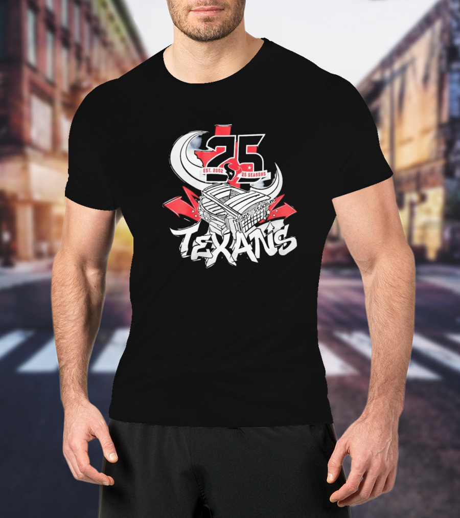 Texans 25 Seasons 2026 Est. 2002 Celebration T-Shirt
