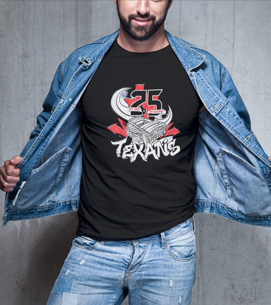 Texans 25 Seasons 2026 Est. 2002 Celebration T-Shirt