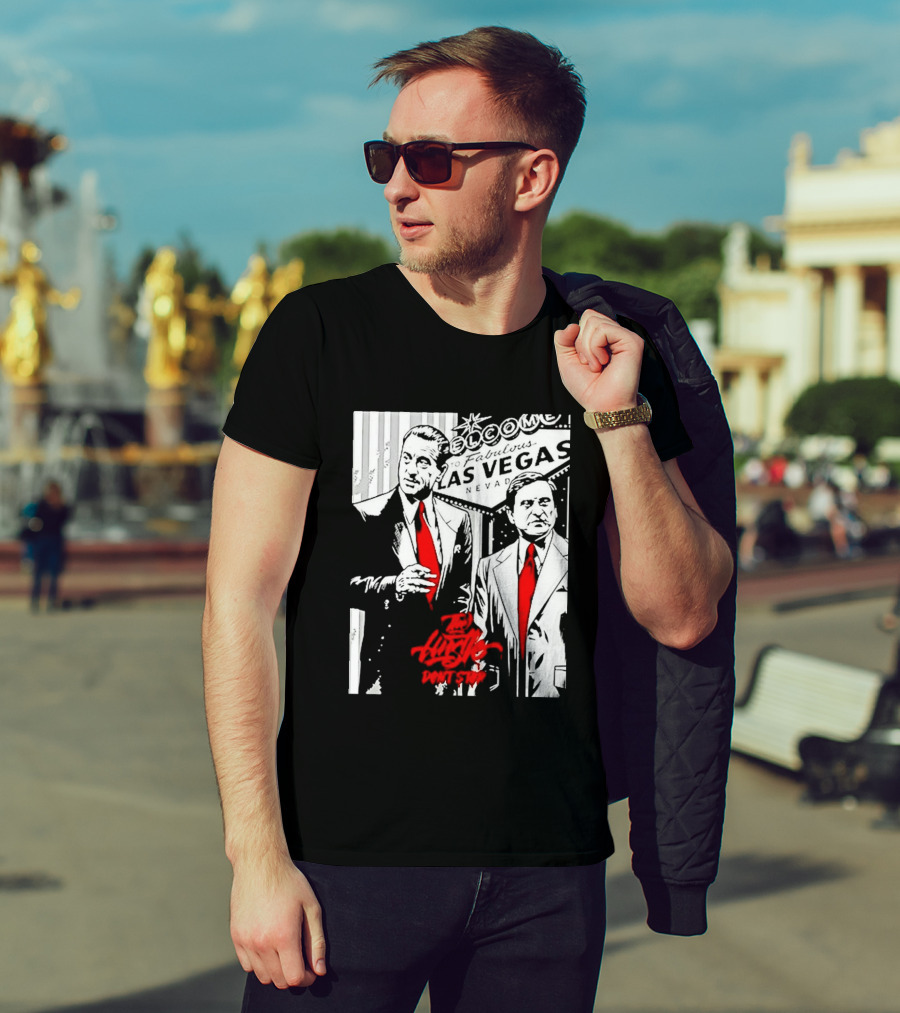 Las Vegas Casino Mobsters Red Tie T-Shirt