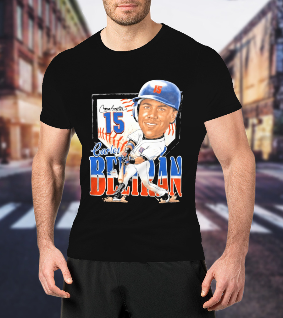 Carlos Beltran 15 NY Mets Baseball Art 2026 T-Shirt