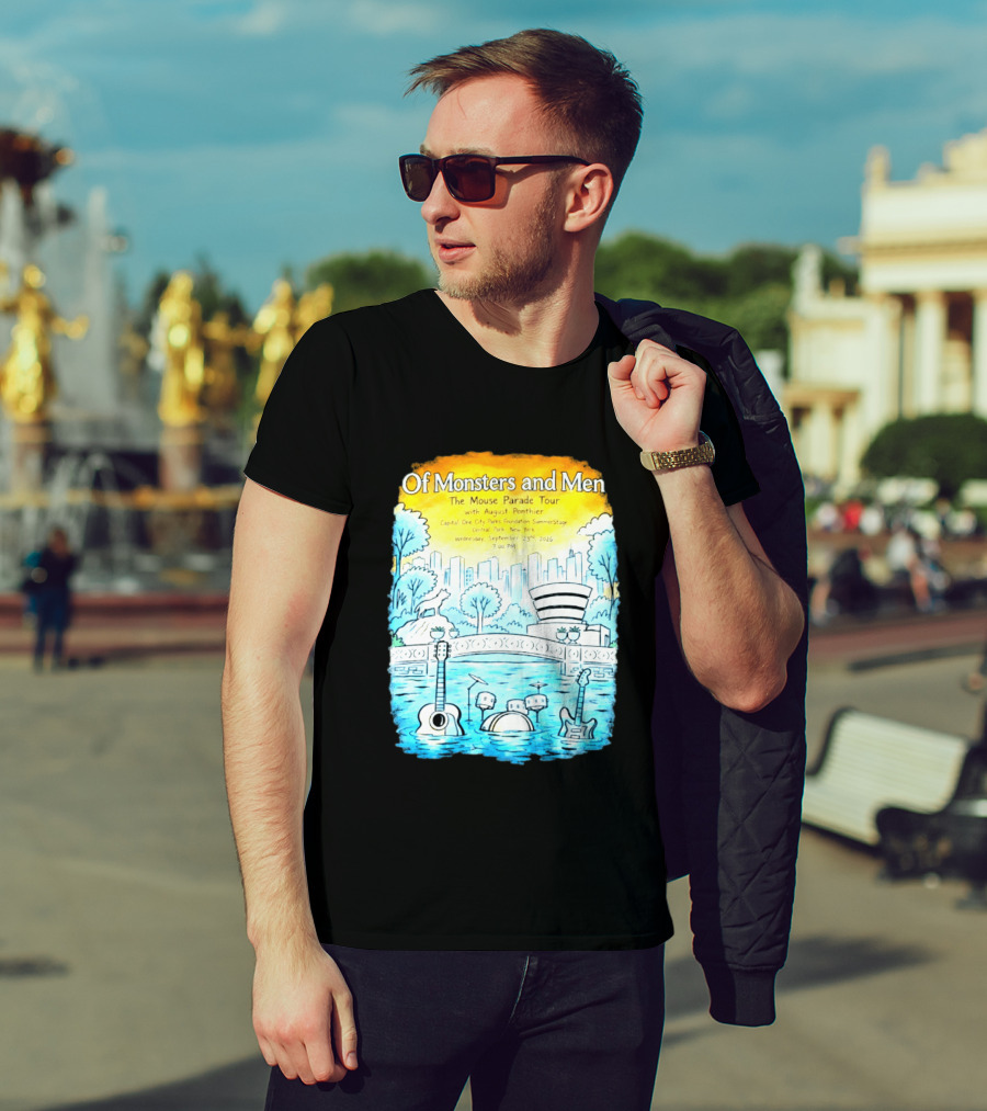 Of Monsters And Men The Mouse Parade Tour September 23 2026 Central Park New York T-Shirt