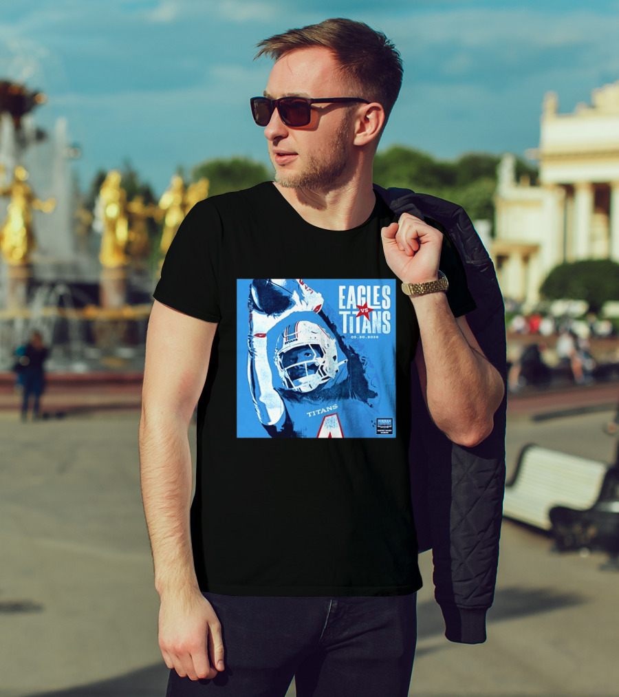 Eagles Vs Titans September 20 2026 Nissan Stadium Nashville TN T-Shirt