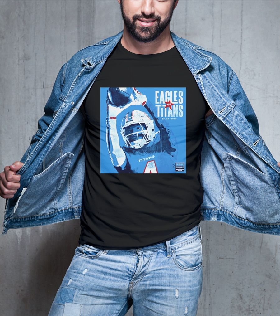 Eagles Vs Titans September 20 2026 Nissan Stadium Nashville TN T-Shirt