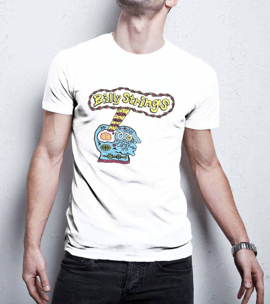 Billy Strings Fall 2026 Merchandise Head Lanceleee Psychedelic Brain T-Shirt