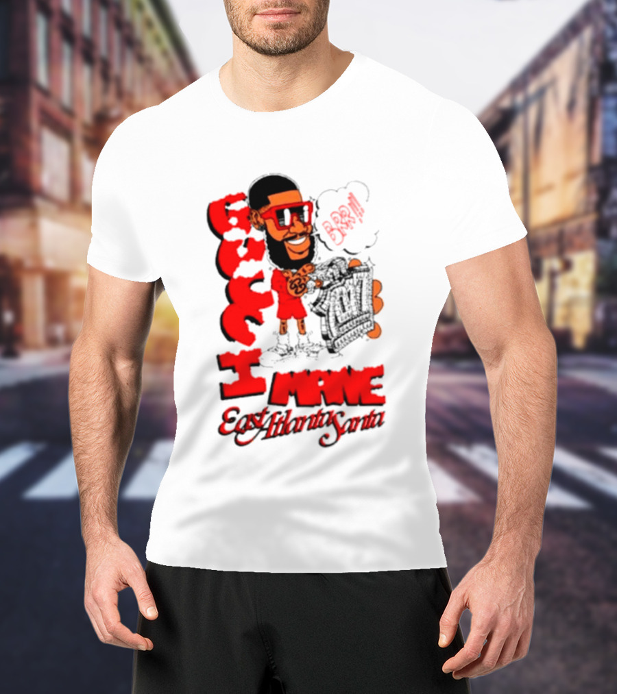 Gucci Mane Brr East Atlanta Santa Christmas T-Shirt