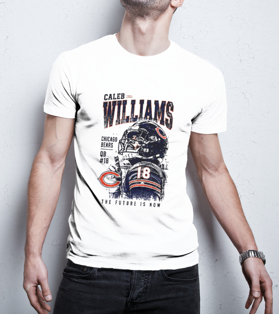 Caleb Williams Chicago Bears QB #18 The Future Is Now T-Shirt