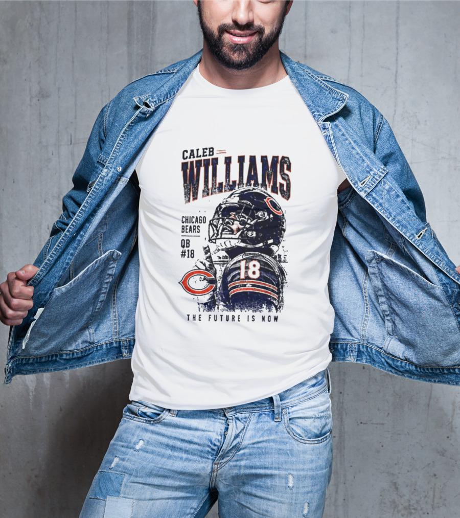 Caleb Williams Chicago Bears QB #18 The Future Is Now T-Shirt