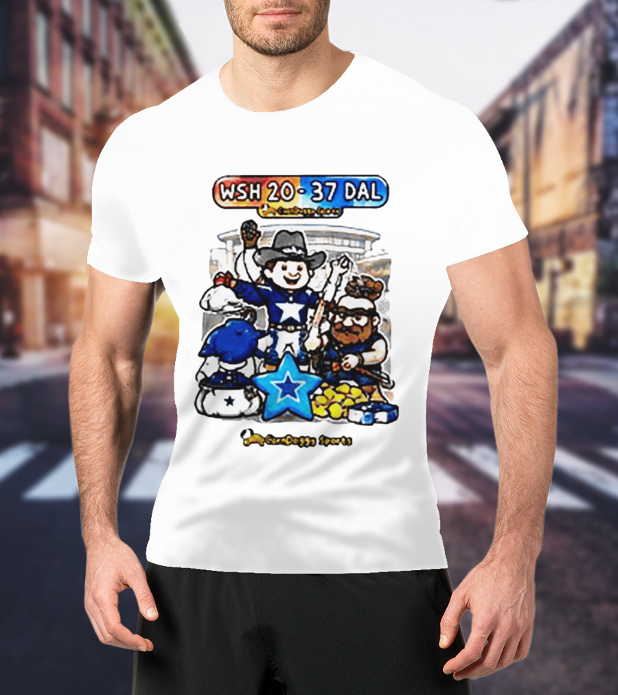 WSH 20 37 DAL Victory Celebration Cowboys Stadium T-Shirt