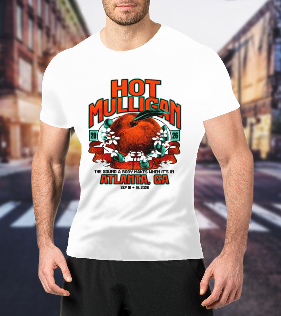 Hot Mulligan The Sound A Body Makes Atlanta GA 2026 T-Shirt