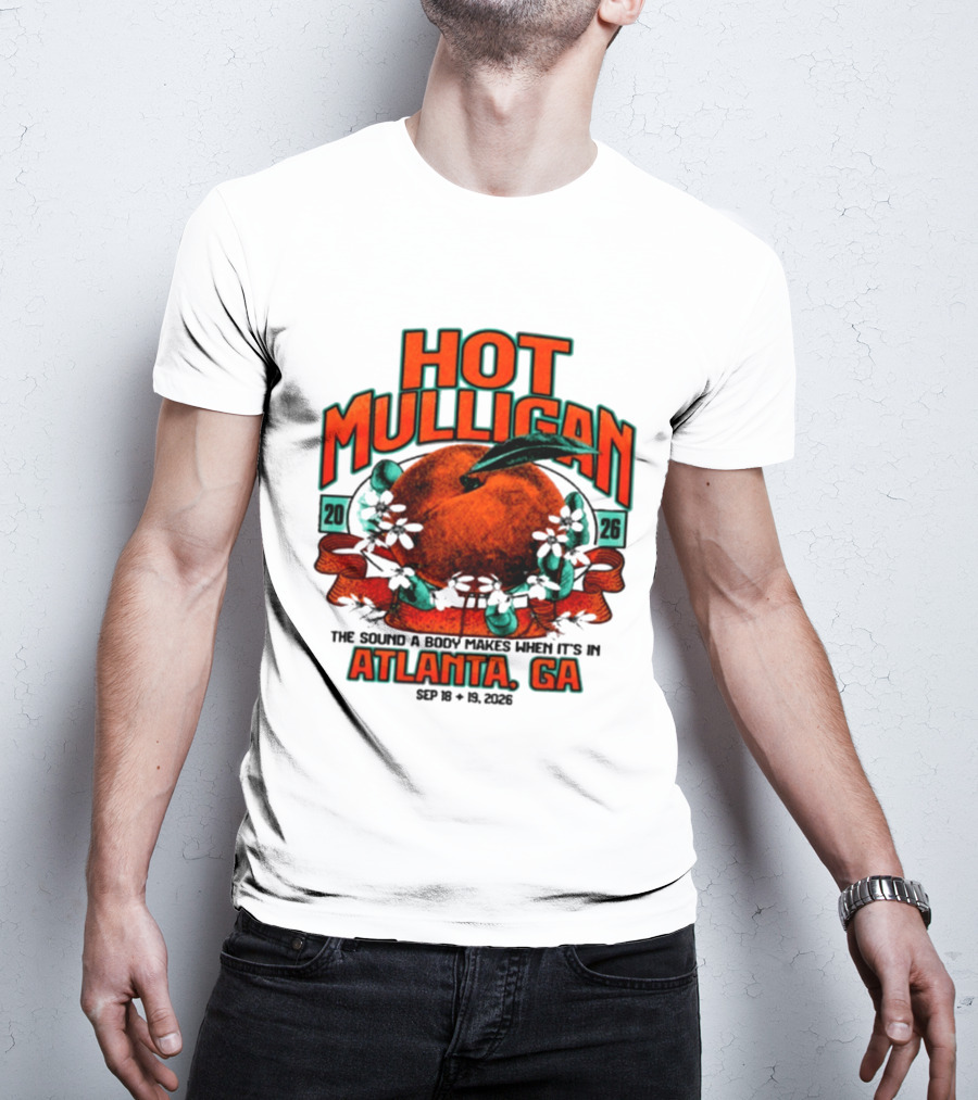 Hot Mulligan The Sound A Body Makes Atlanta GA 2026 T-Shirt