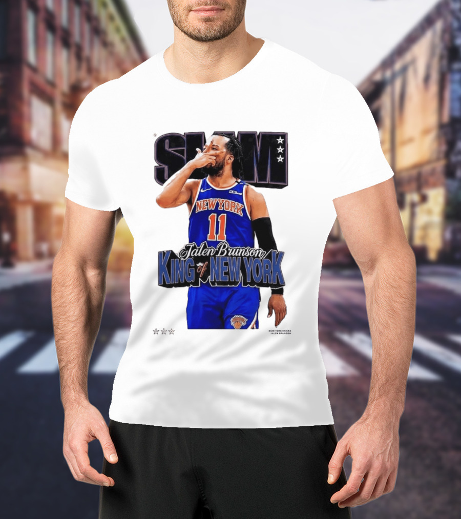 SLAM Magazine Jalen Brunson King Of New York Basketball 11 T-Shirt